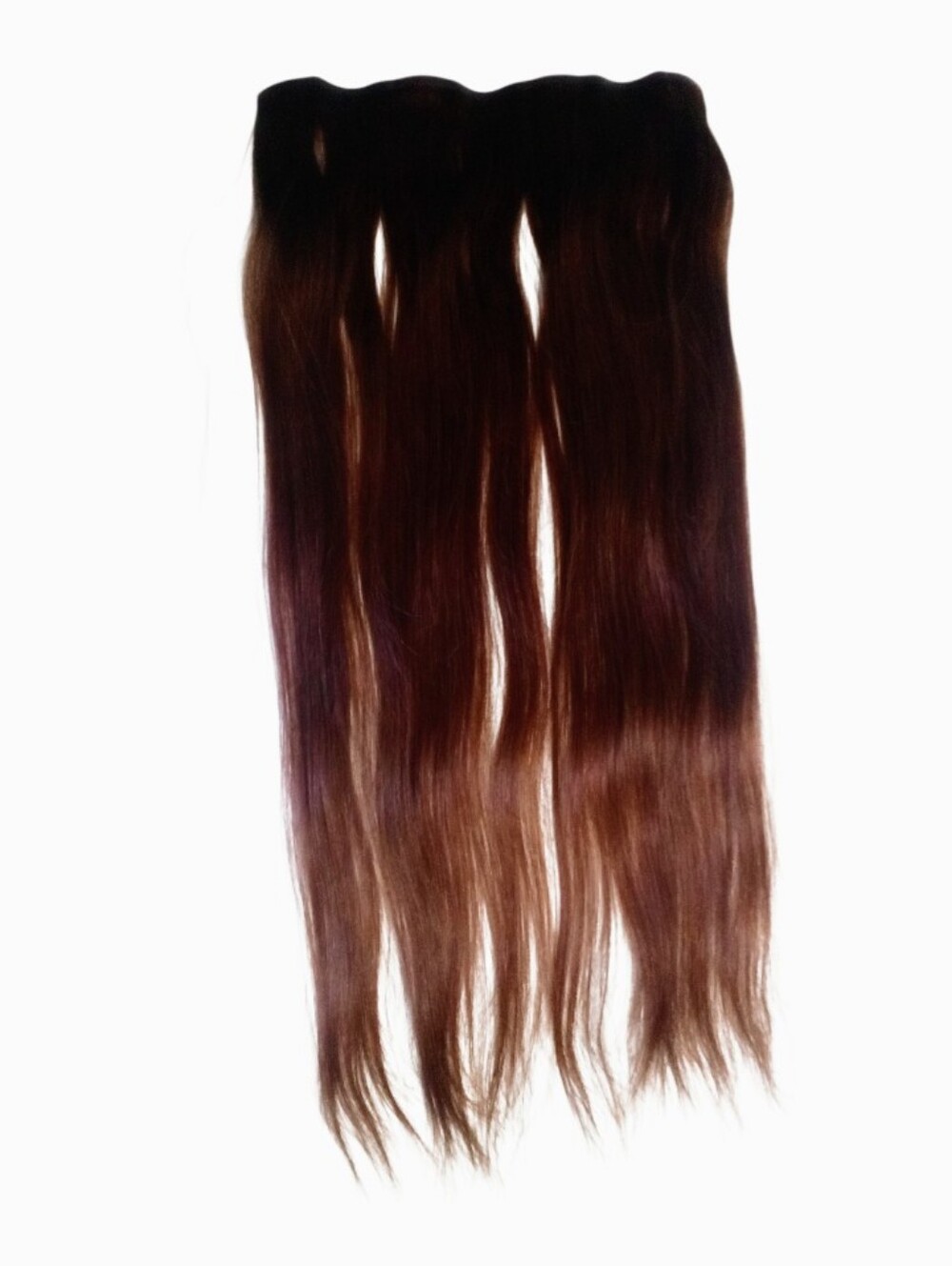 Bellami Silk Seam 55g 22" Dark Maple Brown Volumizing Weft